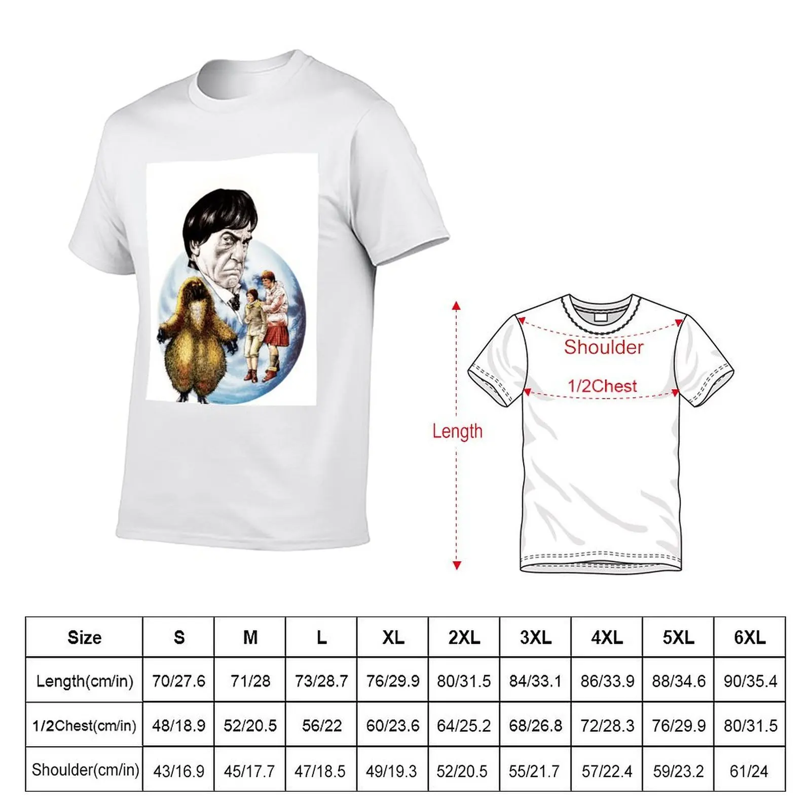 The 2nd Doctor and the Abominable Snowman T-Shirt sweat Personalized t-shirt vintage t shirt men