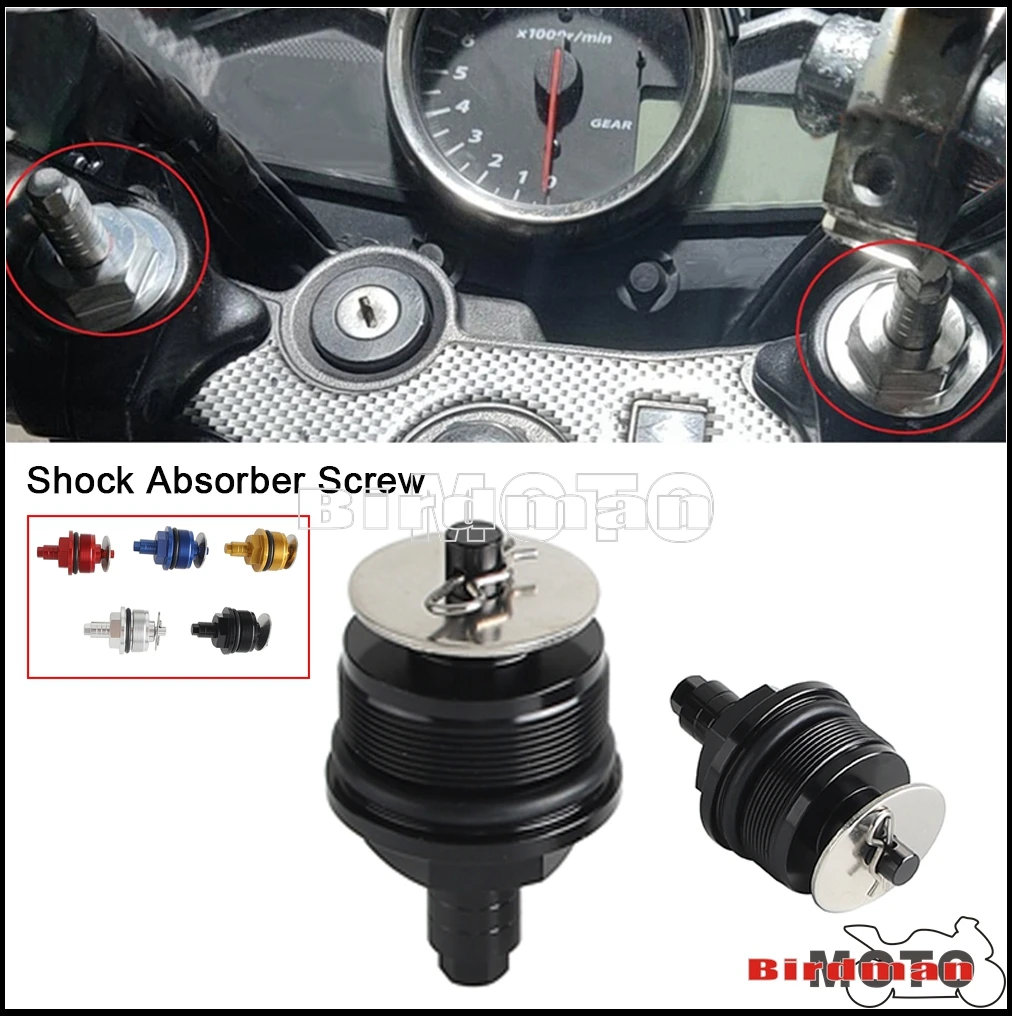 For Suzuki DL250 GW250 GSX250R GSX 250R 2012-2023 Motorcycle Replacement Accessories Shock Absorber Screw Fork Cover Cap Preload