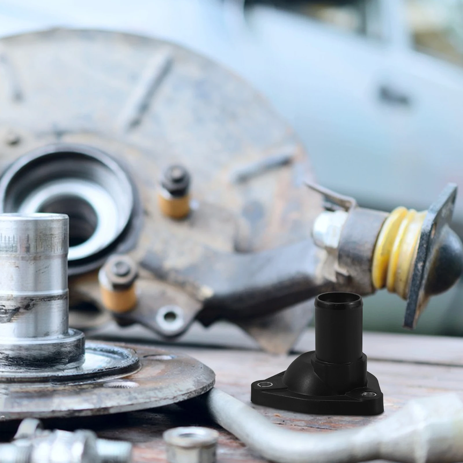 

Durable Replacement Car Thermostat Housing Plastic Vehicle Engine Thermostat Housing Repair Part Enhances Long-Lasting