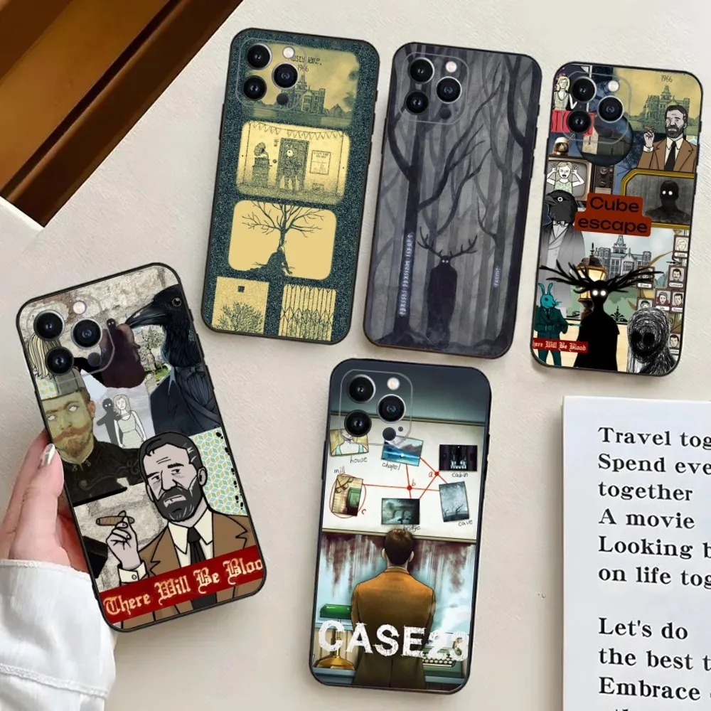 Rust Lake Game Escape Cube  Phone Case For iPhone 15,14,13,12,11,Plus,Pro Max,XS,X,XR,SE,Mini,8,7 Soft Silicone Cover