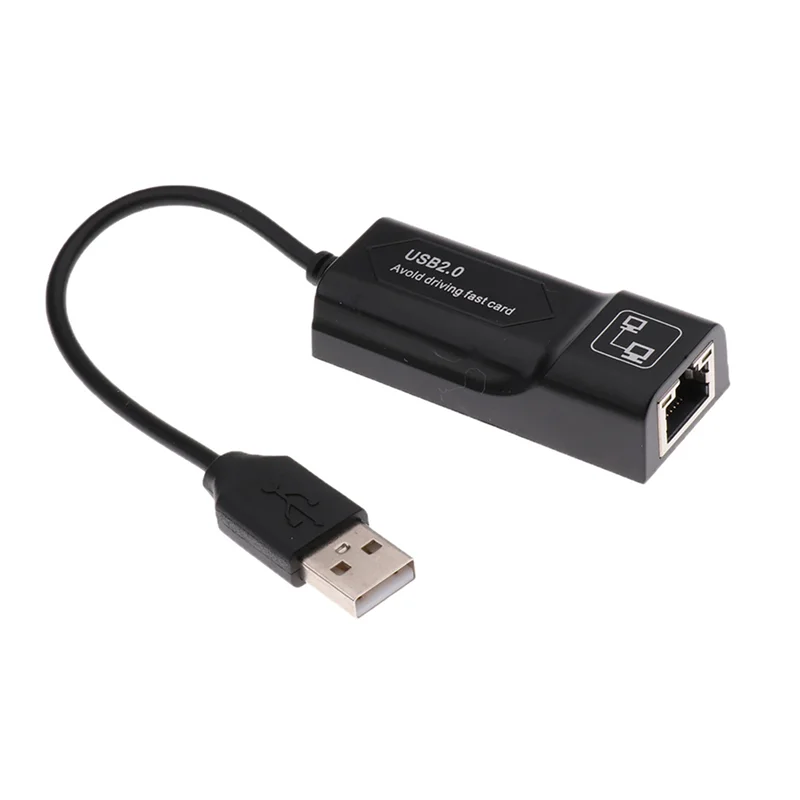 AP-4X USB 2.0 auf RJ45-Adapter mit Mirco OTG USB 2.0-Adapterkabel LAN-Ethernet-Adapter für Amazon Fire TV 3 oder Stick GEN 2