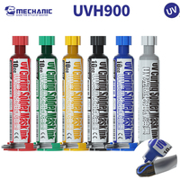 1Piece Mechanic 10Cc Green Uv Solder Mask Bga Pcb Paint Prevent Corrosive Arcing Soldering Paste Flux Uv Photosensitive Inks