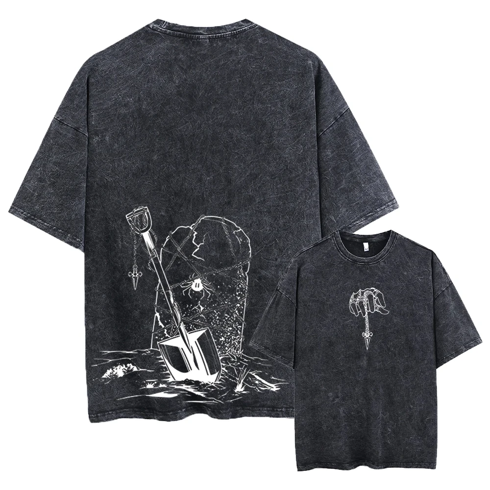 Nouveau T-shirt Anime Hunter X Hunter 2026, style vintage délavé, pour hommes et femmes, Harajuku, coton, streetwear hip-hop, décontracté, été