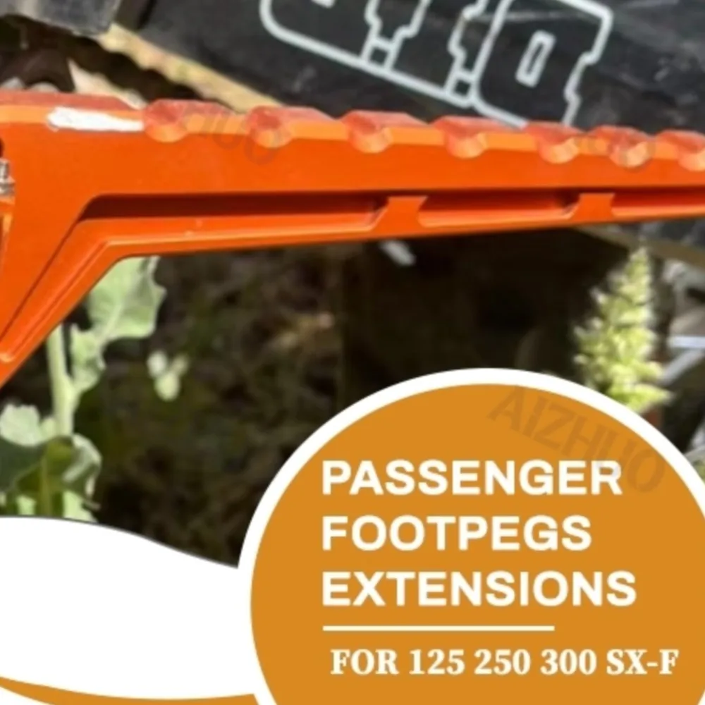

For 125 250 300 350 450 500 SX-F XC-F XC-W EXC-F SX XC Passenger Foot Peg Extensions Extended Footpegs Motorcycle Accessories