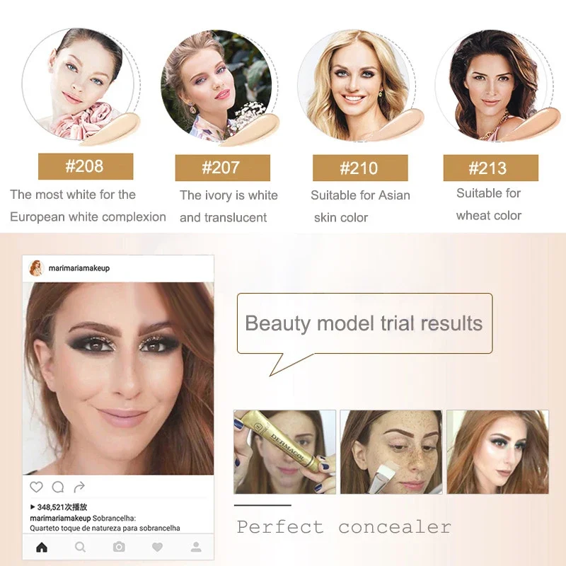 Hoge Kwaliteit 14 Kleur Concealer Crème Stick Waterdichte Universele Natuurlijke Pasvorm Is Ideaal Voor Het Vormgeven Van Contour Make-Up Foundation