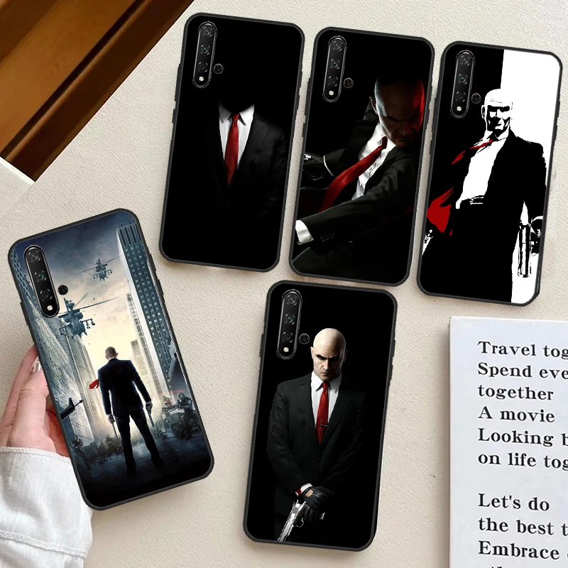 Man Hitman Agent For Huawei Nova Y60 Y70 Y90 Y61 Y91 Nova 11 Pro 9 10 SE 5T 11i 8i 3i P20 P30 P40 Lite Case