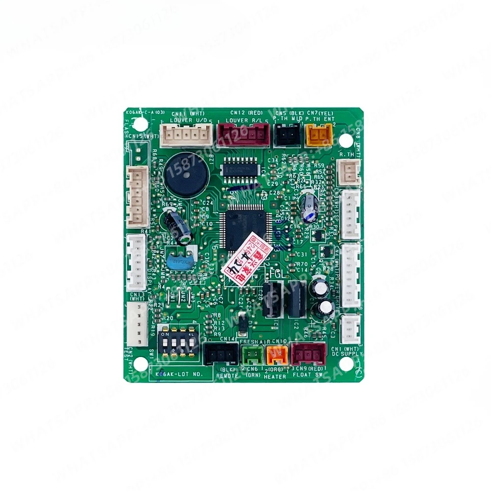 Usado para fujitsu central ar condicionado unidade interna placa de controle K06AK-120AHSE-C1 circuito pcb K06AK-C-A (03) peças de condicionamento