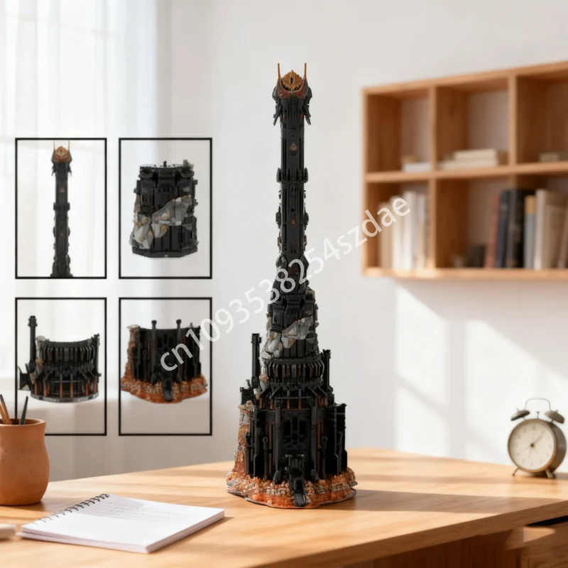 

9623pcs MOC The Barad Dur Expansion Hobbit And Model Building Blocks Architecture DIY Toys Idea Christmas Gifts Education Brick