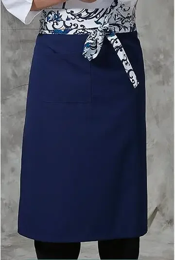 日本料理エプロン レストラン シェフ 寿司エプロン 料理作業 ブラック