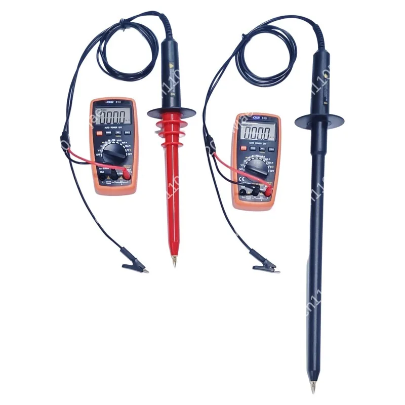 DF40 High Voltage Probe 1000:1 Attenuation with Safety Guard for Multimeter Electrical Testing
