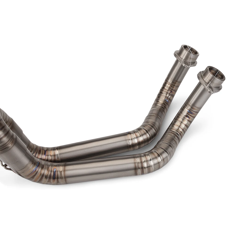 

Original Motorcycle Exhaust System , Front Tube, Link Pipe, Connect, Elbow, Full Exhaust, Slip Over, 51mm, MT07, FZ07