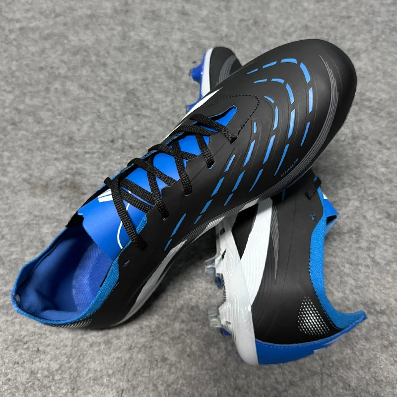 

Soccer Shoes For Men FG Professional Low Cut Football Field Boot Long Spikes Turf Resistant Non Slip Comfortable Football Shoes