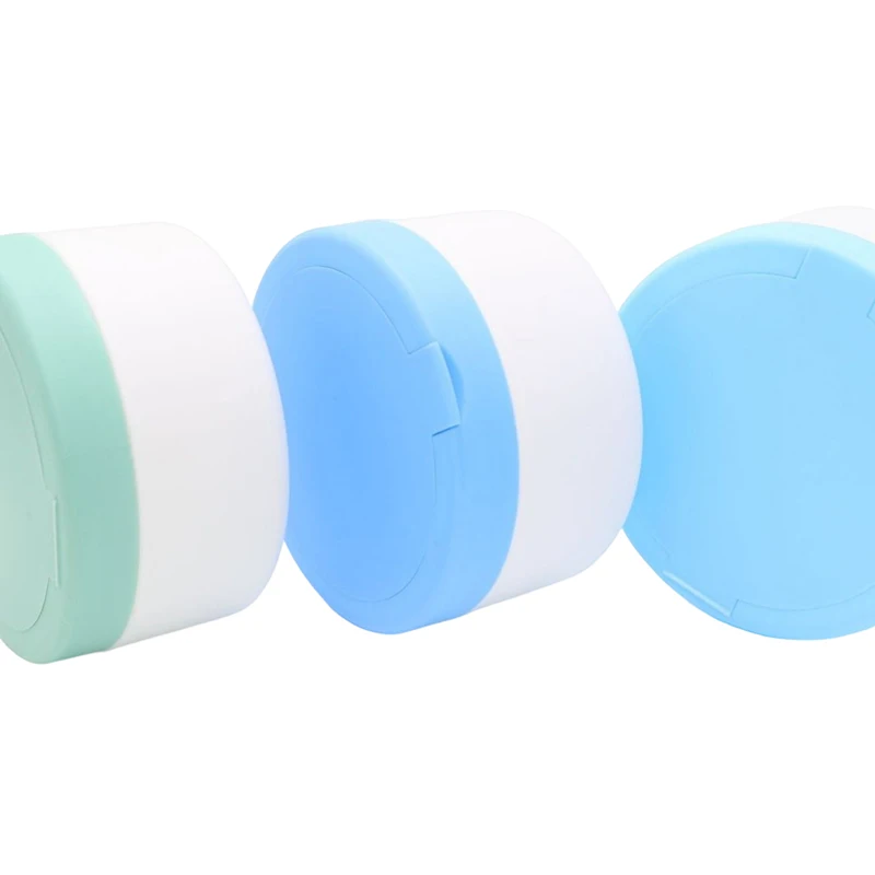 140 جرام سعة كبيرة المهنية مسحوق الطفل نفخة صندوق المحمولة حاوية التلك مع غربال صالون المنزل رعاية الرضع للآباء #4