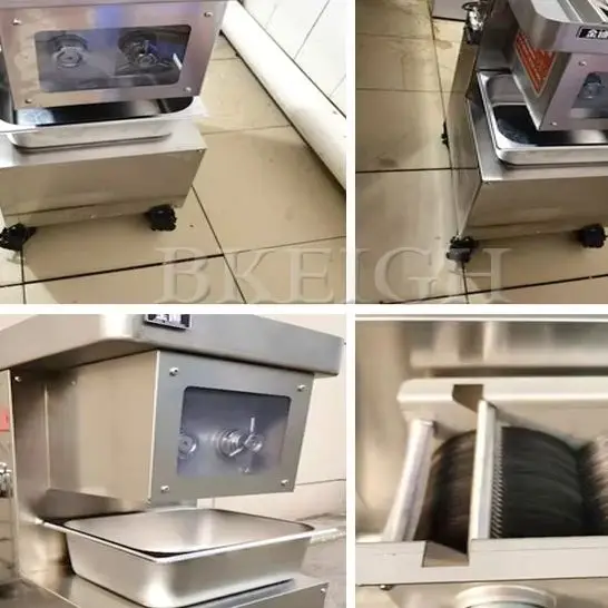 

Commercial Electric Meat Cutter with Stainless Steel Blade Food Slicer Kitchen Machine for Business Use