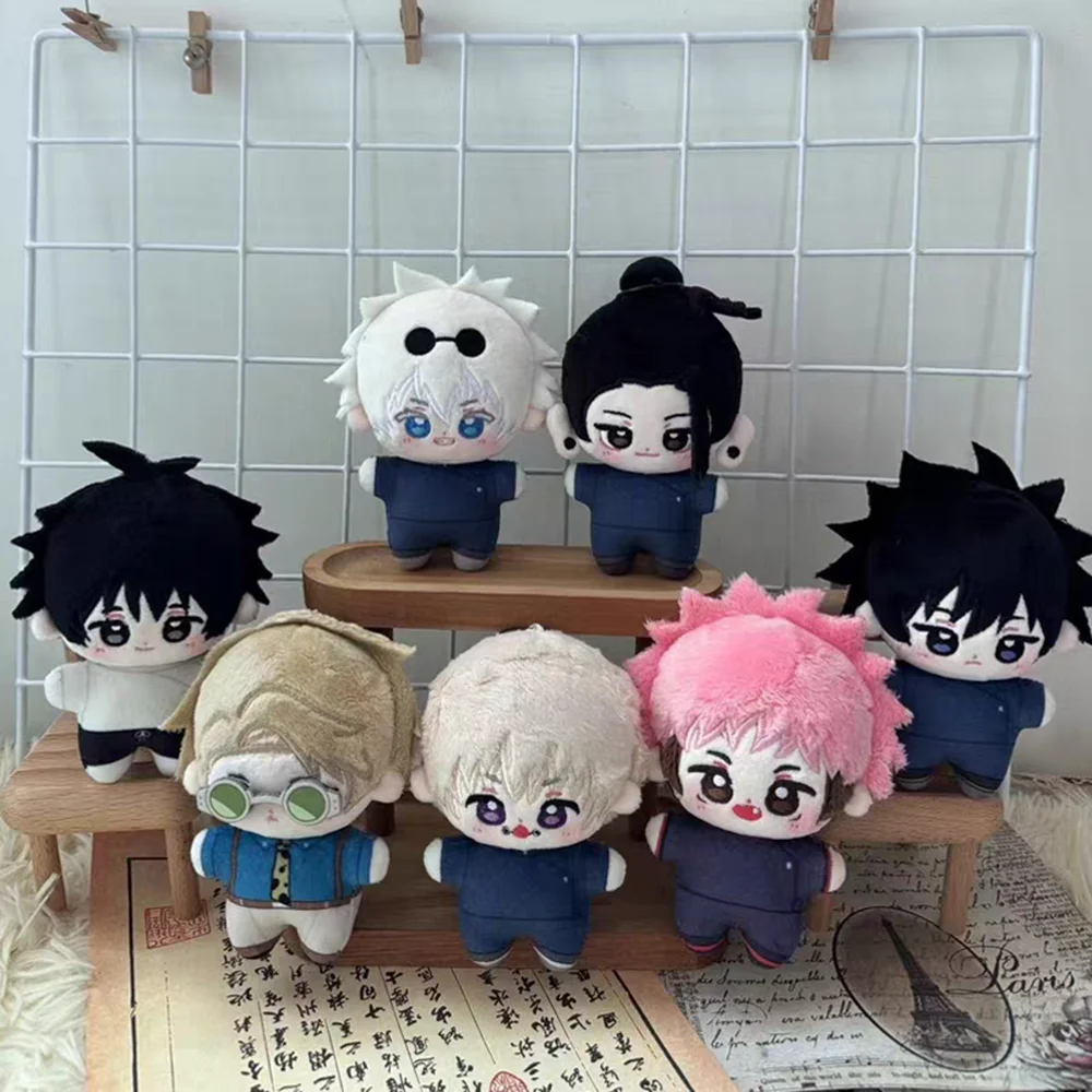 Jujutsu Kaisen Plush Satoru Gojo Nanami Kento Geto Suguru Inumaki Toge Itadori Yuji Anime Figure Pendant Keychain Stuffed Dolls