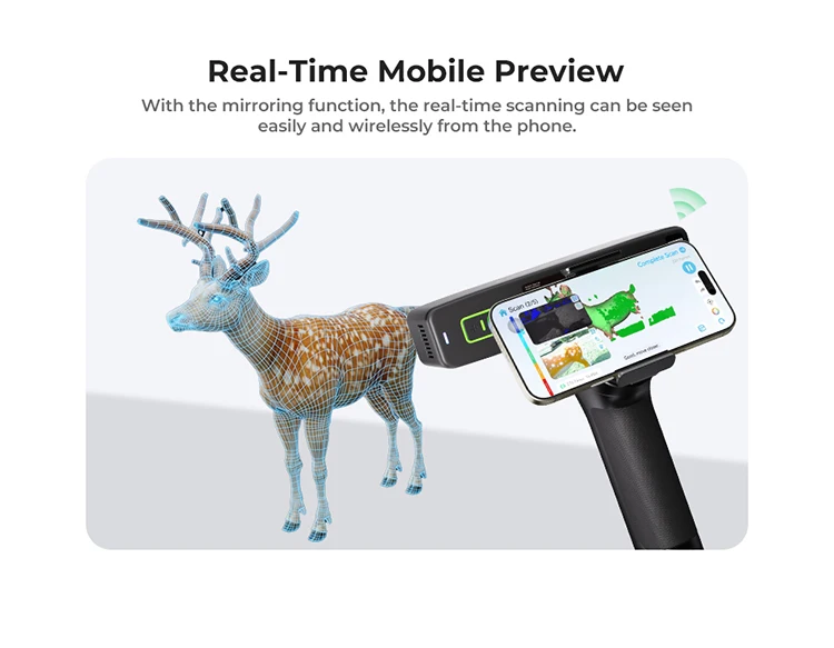 新しい Creality Otter Lite 3D スキャナワイヤレス 3D スキャナ CR