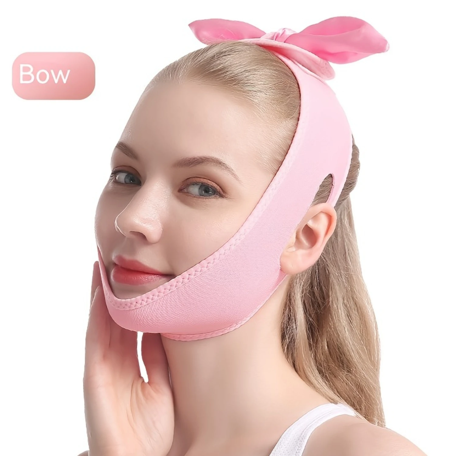 Reusable Double Chin Reducer,V Shaped Slimming Face Mask,Anti- Wrinkle Face Mask,Chin Up Mask, Face Lifting Belt