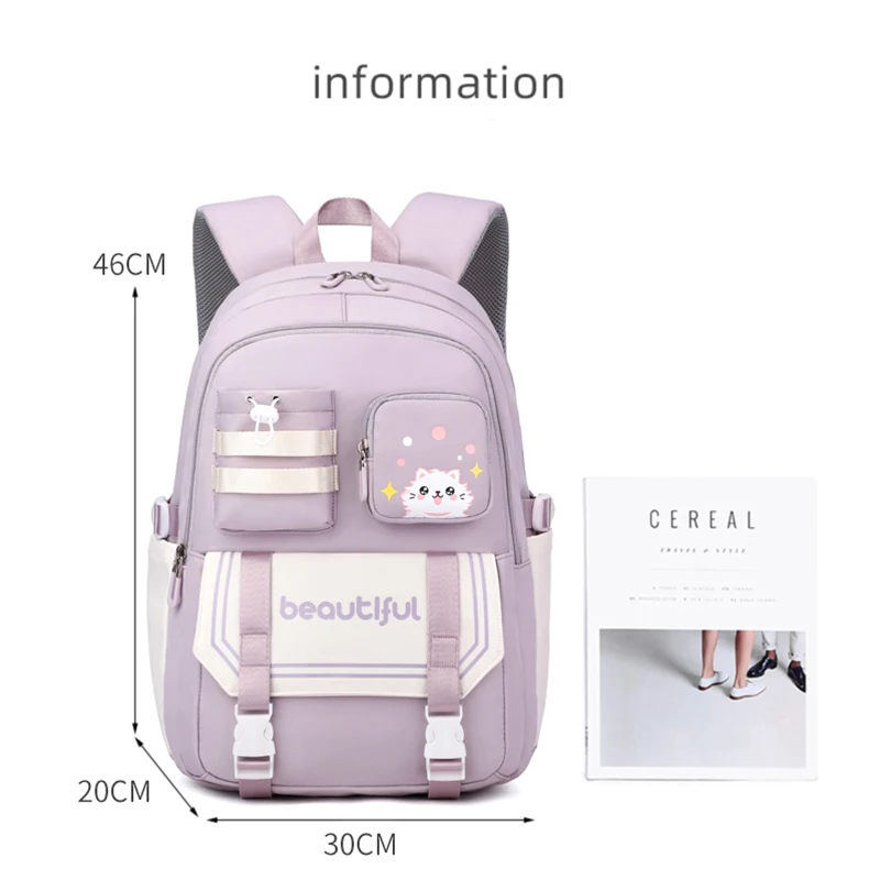 Child Backpack School Bag Back Pack For Girl Children Class Primary Schoolbag Kawaii Cute Little Bagpack Bookbag Kindergarten