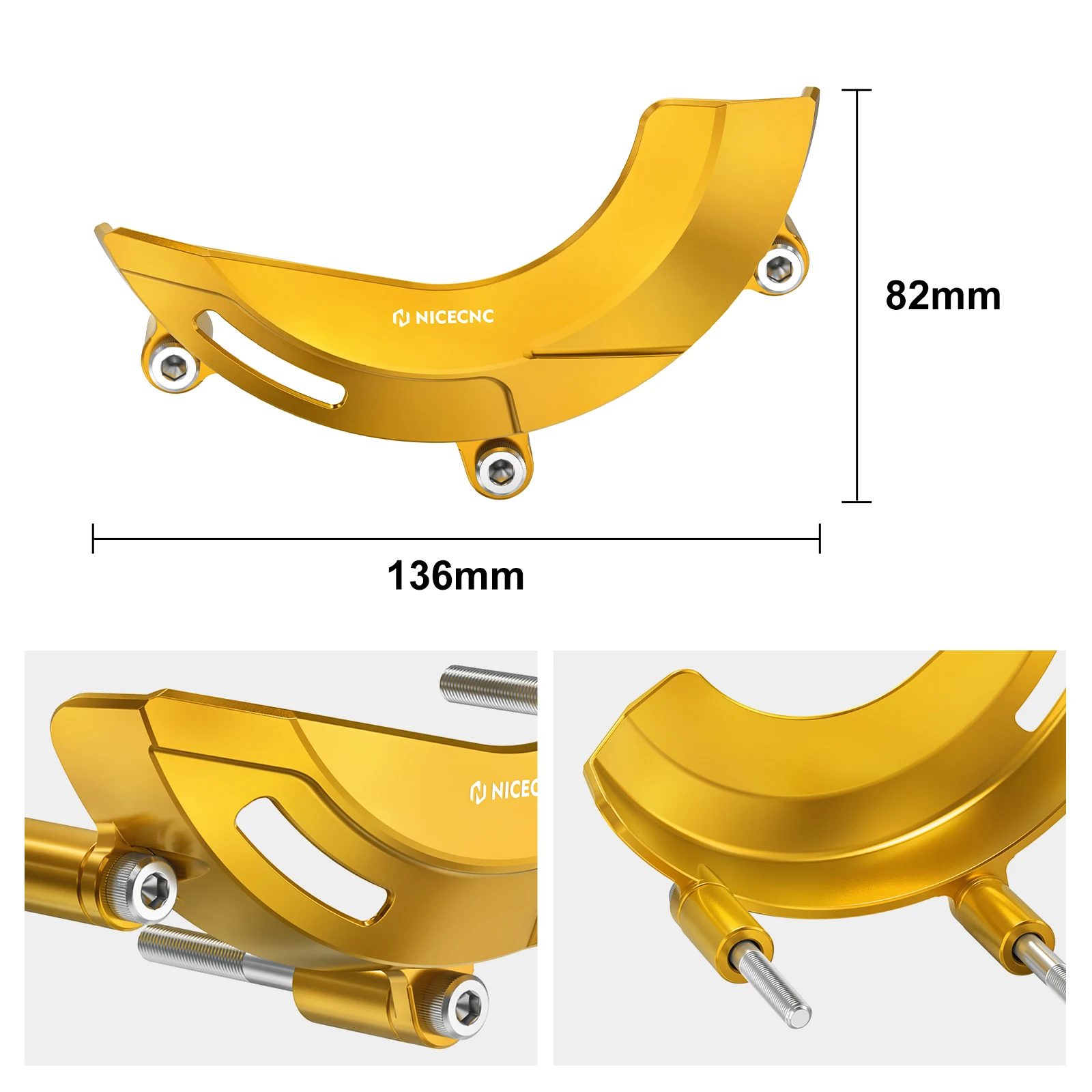 NICECNC Motorcycle Ignition Stator Guard Cover For Suzuki DRZ400S DR-Z400S 2000-2024 DRZ400SM DR-Z400SM 2005-2024 DRZ 400S 400SM