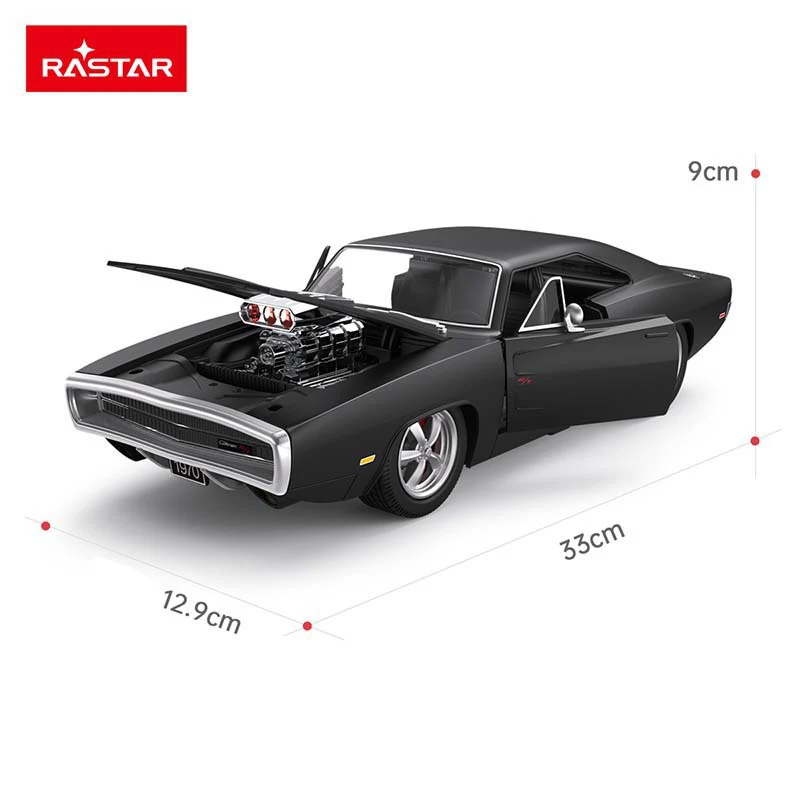 RASTAR 1/16 Dodge Charger R/T 1970 RC Car Toys Radio Remote Control Car Muscle Vehicle Model Toys Gift for Kid Adults Collection