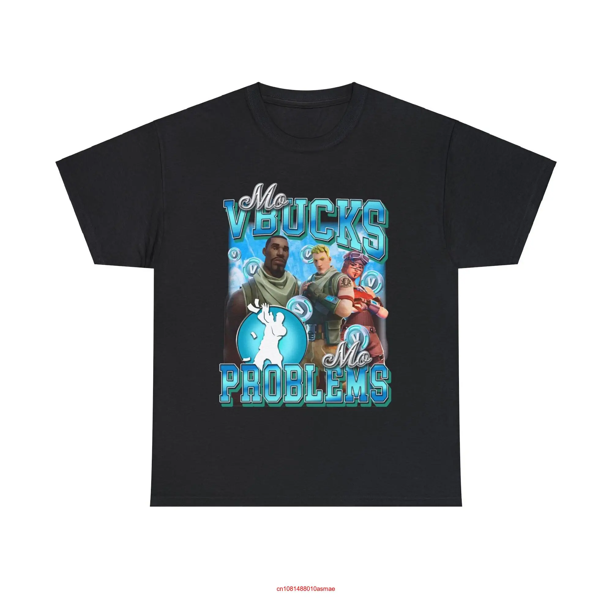 Mo Vbucks Problems Vintage Bootleg T Shirt long or short sleeves