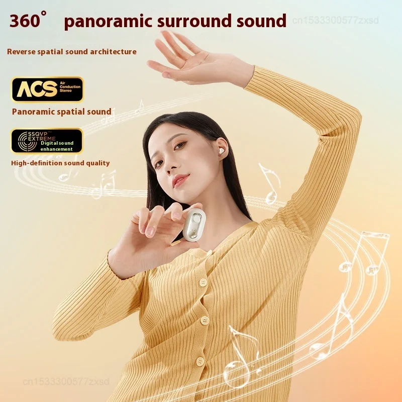 Youpin Tidur Nirkabel Earphone Bluetooth Tersembunyi Speaker Mini Nirkabel Headphone In-Ear HiFi Stereo Bluetooth Peredam Kebisingan