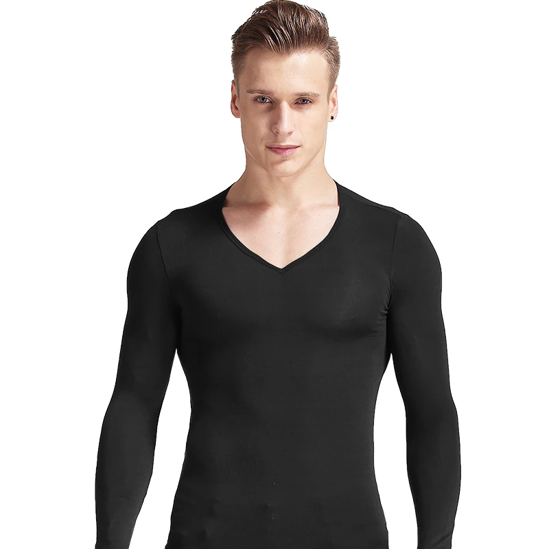 5PCS Seamless slim men's thermal underwear, close to the body is not bloated, and the business underwear is neat