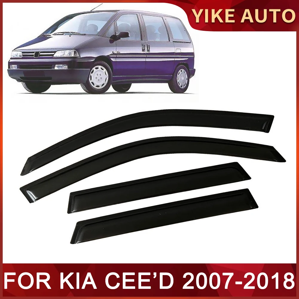 

Window Visor for PEUGEOT 806 1994-2001 Weathershied Door Visor Wind Sun Rain Guards Side Window Wind Deflectors Auto