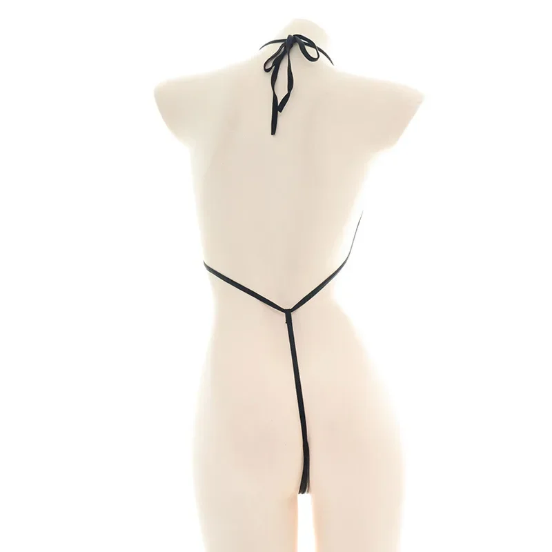 مثير بذلة ضمادة براءات الاختراع والجلود بيكيني الأشرطة ضمادة ارتداءها فتاة الشاطئ قطعة واحدة بيكيني زي النساء منامة الملابس الداخلية