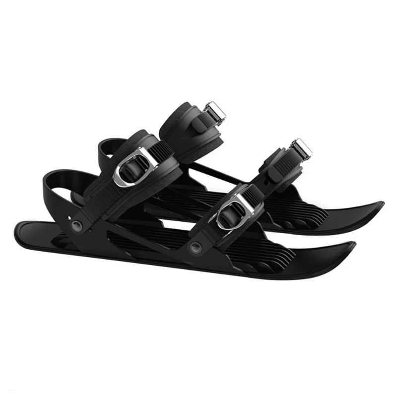 Mini Short Ski Skates Winter Skis Shoes Short Snowskates Snowblades Skiboards Adjustable Short Mini Ski Skates Outdoor Snowshoes