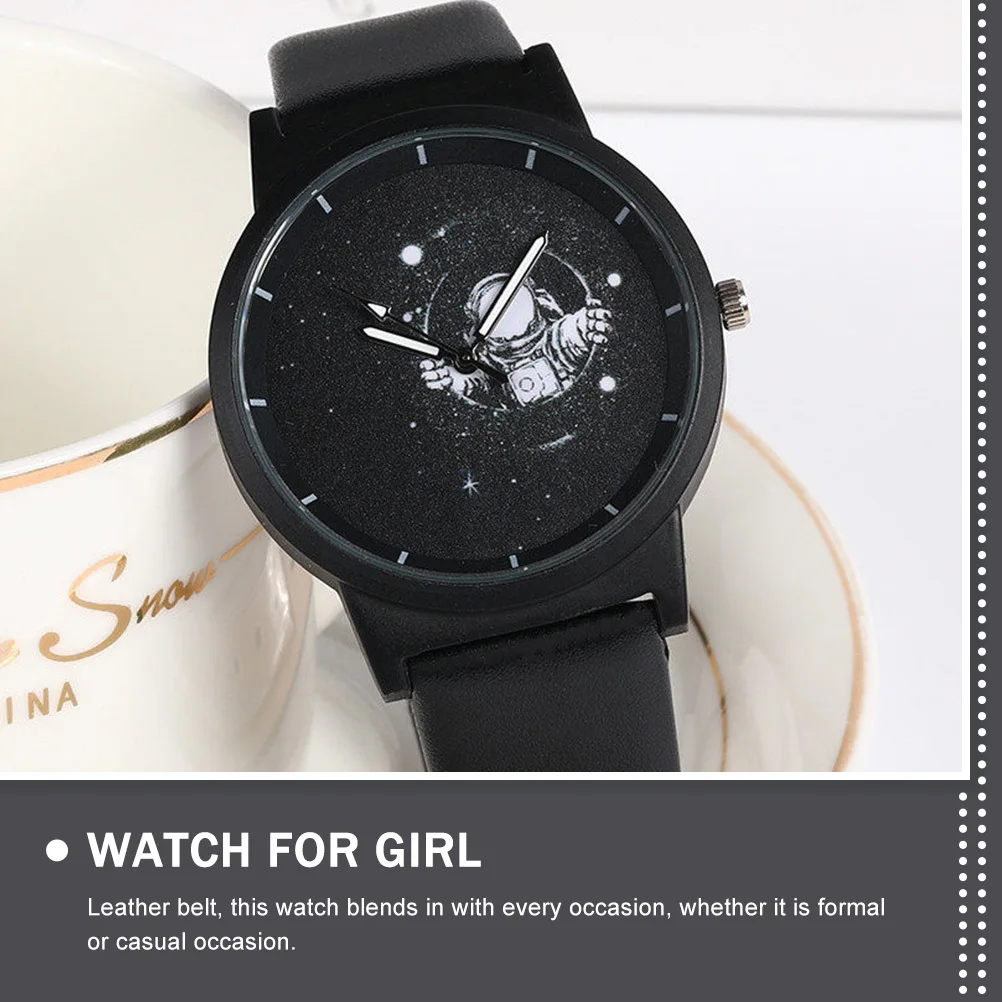 ساعة رائد الفضاء، سوار أنيق متعدد الاستخدامات، استخدام حركة موثوقة، هدية ممتازة للسيدات، ساعة السادة للنساء