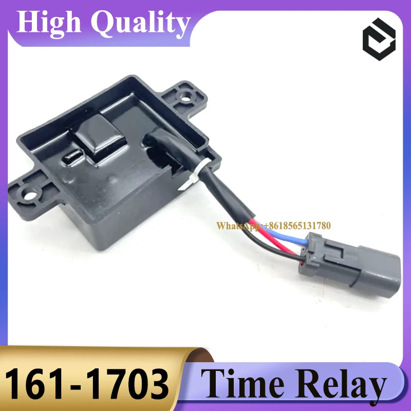163-6703 1636703 Time Delay Relay Timer Module 24V For 312C 320C 325C 330C Excavator Electrical Safety Control