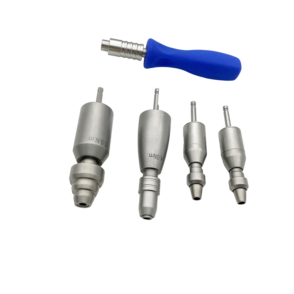 Orthopedic Torque Adapter with Torque Limiter Handle Steel Manual for Small Fragment Locking Instrument Set