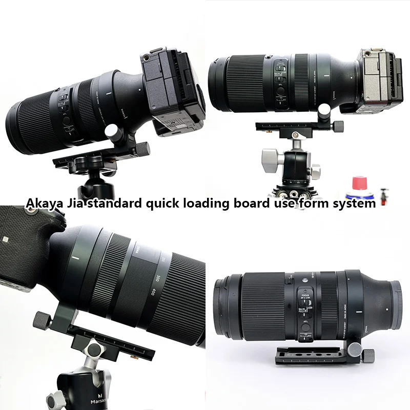 Vlogger Tripod Mount Ring Collar Lens Adapter for Sigma 100-400mm F5-6.3DG DN OS L mount for Sony Lens