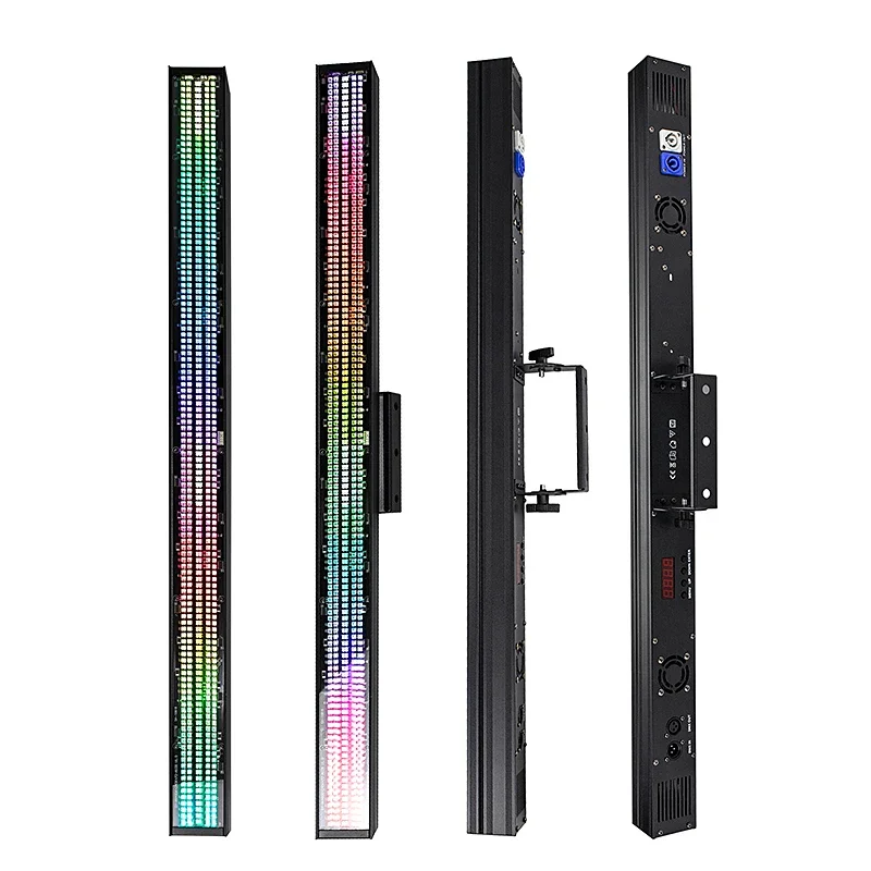 BOTAI 3in1 LED RGB Strobe Light Long Size Flash Light LED Strobe Factory Sell For KTV Bar DJ Disco Event Concert Pixel Wash