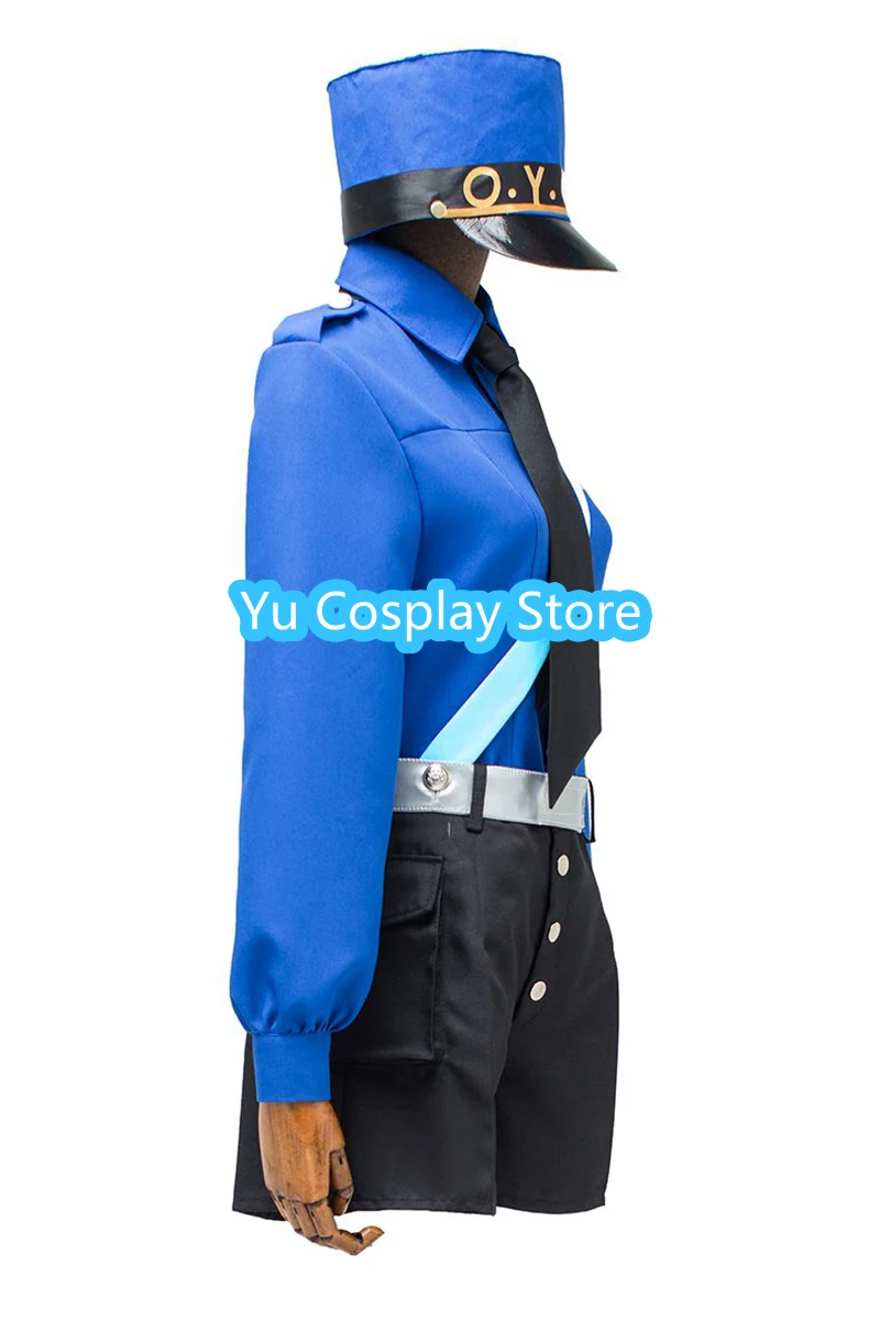 Twin Prison Wardens Persona 5 Caroline and Justine Cosplay Costume Top+Pants+Hat Full set Halloween Carnival Uniform Custom Made