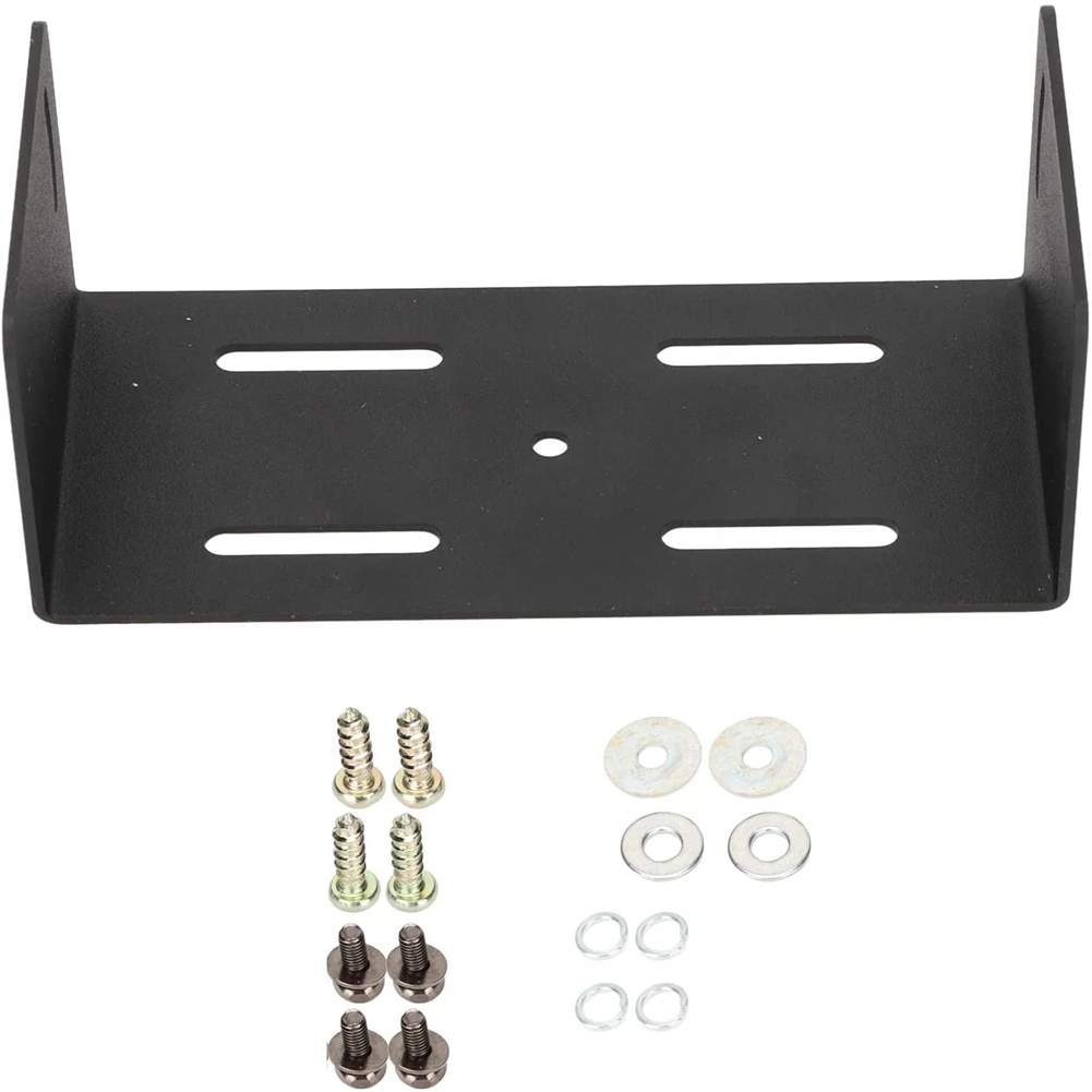 AABFK Metal Radio Mounting Bracket Universal Radio Panel Bracket for IC‑2820H IC‑E2820 IC‑2730 ID‑880H IC‑2820 ID4100A ID5100