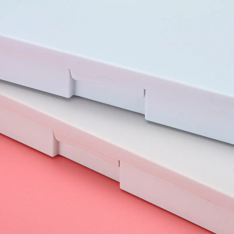 Caixa de lápis leve e armazenamento de material de estudante de grande capacidade