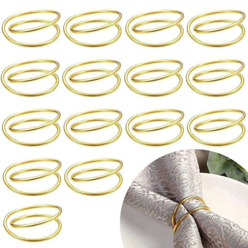 Napkin Rings Spiral Napkin Rings Holders Home Dining Table Setting,Napkin Rings Serviette Napkin Holder Ring For Decor