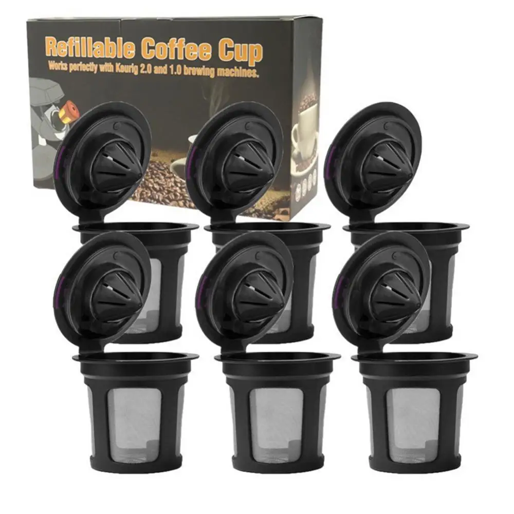 1/5PCS Refillable Coffee Filter Reusable Refillable Creative Wholesale Coffee Accessories Coffee Filter Cup Coffee Capsules Cup
