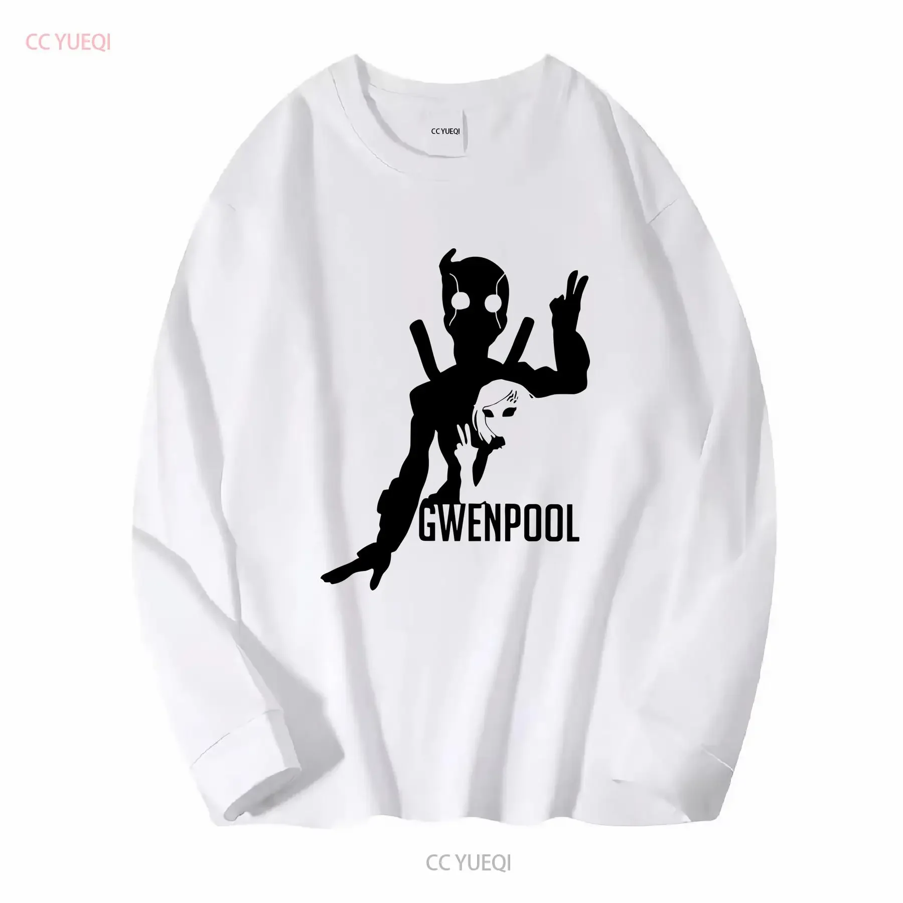 Gwenpool inspired T Shirt Adult available in a variety of colors long or short sleeves vintage Washed Casual Breathable graphic - view 2