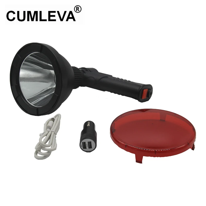 25w conduziu a luz de segurança emergência 125mm 2500lm durável portátil spotlight para caça acampamento à procura passeios de barco caminhadas