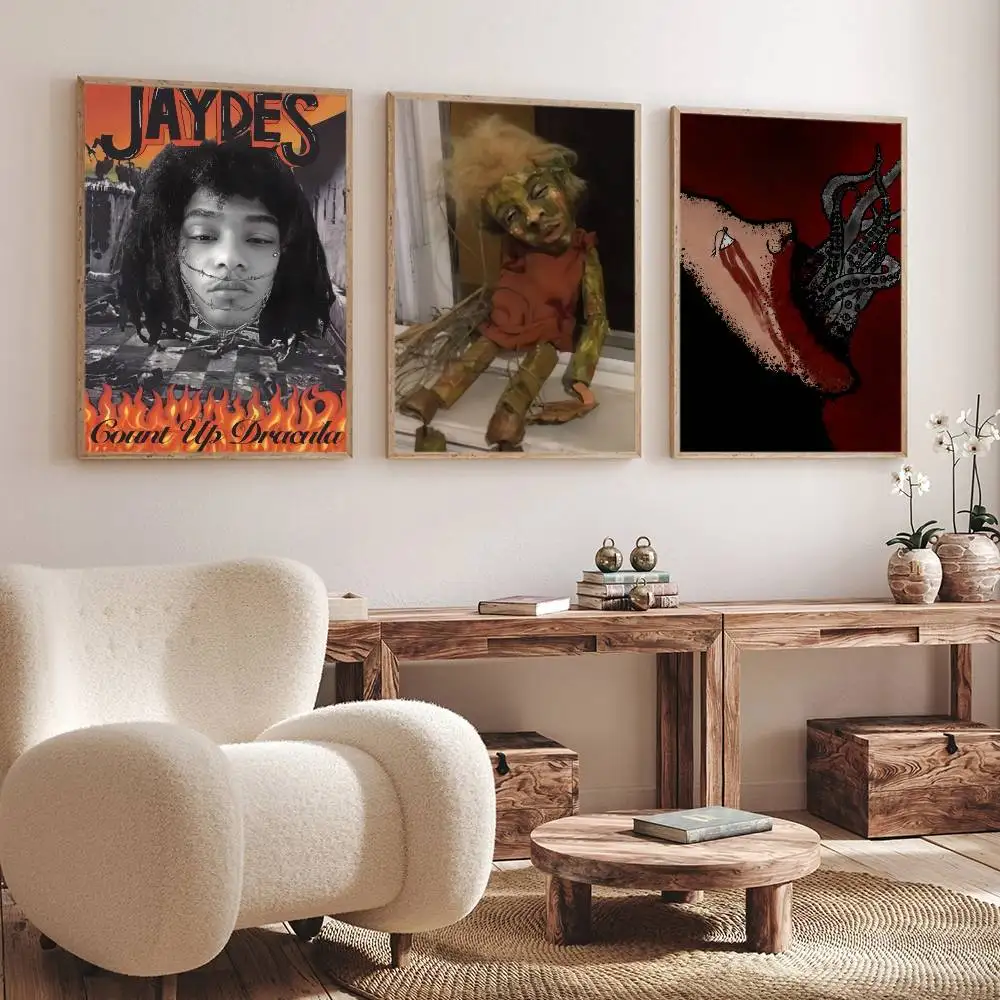 Singer Jaydes Count Up Dracula Poster Wall Canvas Painting for Club Living Room Home Decor