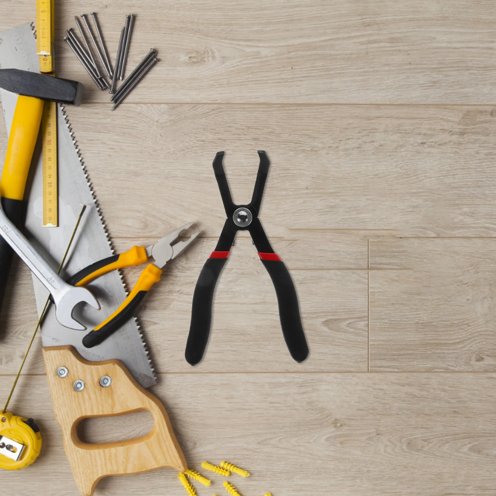 لوحة كليب كماشة أداة إزالة الصواميل للسيارة الداخلية دفع دبوس كماشة السيارات الكهربائية قطع ذو طيات مقبض اللون الموضة