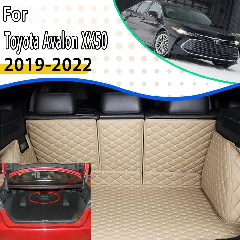 

Коврик для багажника автомобиля для Toyota Avalon XX50 2019 2020 2021 2022, водонепроницаемый коврик, коврик для багажника автомобиля, коврик для багажника, грязевой коврик, аксессуары для автомобиля