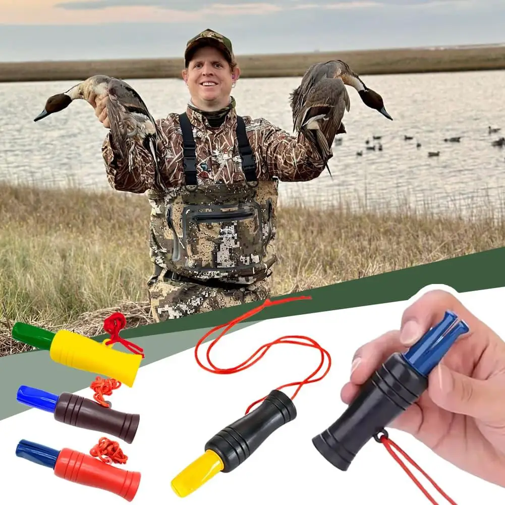 Duck Calls Whistle for Outdoor Hunting Decoys Imitation Duckbill Whistle Realistic Sound Quack Caller Hunter Hunting Accessory