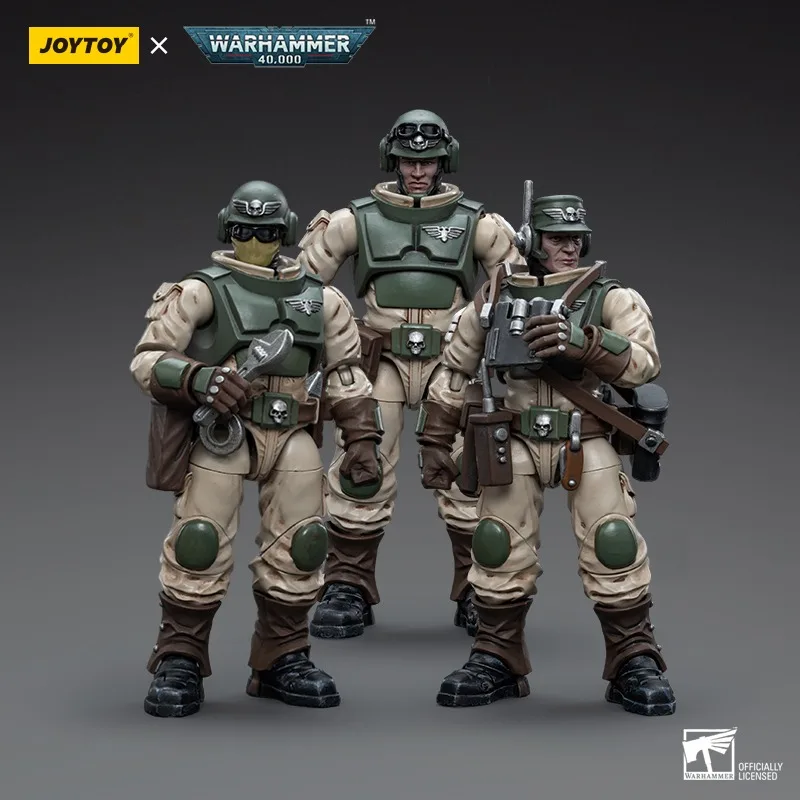 [IN VOORRAAD] JOYTOY Warhammer 40k 1/18 Actiefiguren Astra Militarum Ordnance Team Collecties Figuren Model Verzamel Speelgoed geschenken