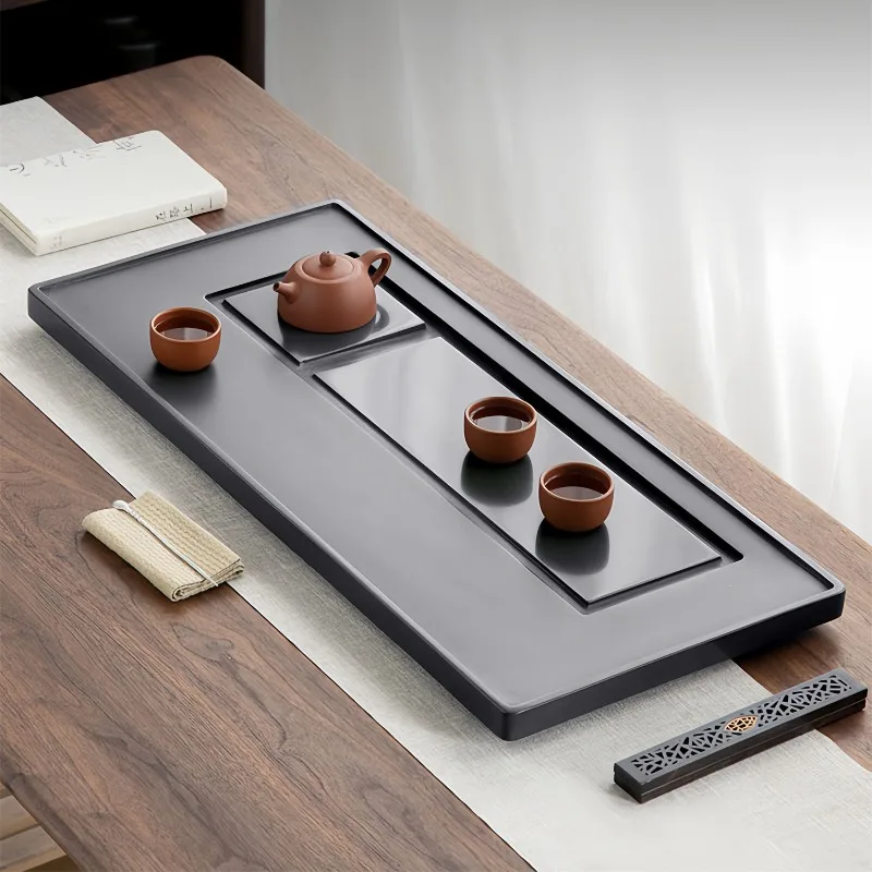 Office Pot Tea Tray Serving Decorative Accessories Table Marble Valet Tea Tray Rectangle Hospitality Bandejas Home Products