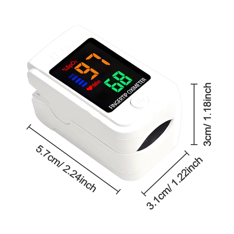 Household Thermometer Digital Non-Contact LED Infrared Body Thermometer Tool or Handheld Finger Pulse Oximeter Blood Oxygen