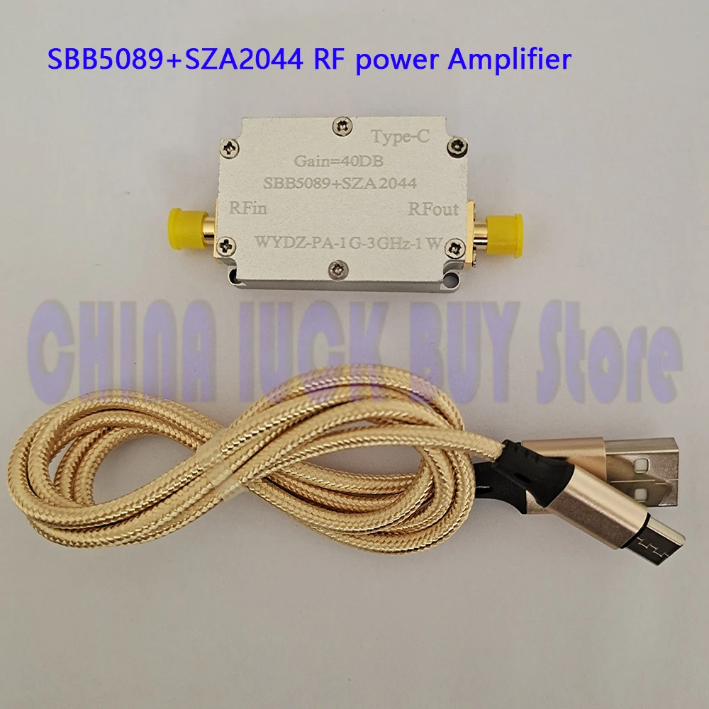 

2.4GHz 1W 30dBm Microwave one-way power amplifier SBB5089+SZA2044 RF power Amplifier